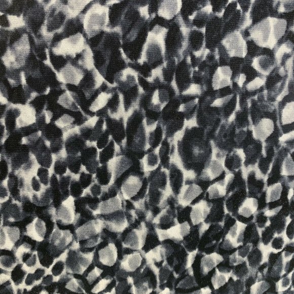 Aqua Green Tankini Swim Top Only Black Print Small - Picture 3 of 8